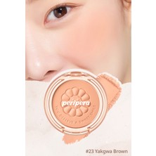 PERIPERA Sebum Dengeleyici Toz Allık Peripera Pure Blushed Sunshine Cheek (23 Yakgwa Brown)(Honey K-Ookie)