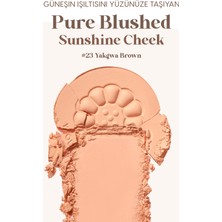 PERIPERA Sebum Dengeleyici Toz Allık Peripera Pure Blushed Sunshine Cheek (23 Yakgwa Brown)(Honey K-Ookie)