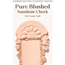 PERIPERA Sebum Dengeleyici Toz Allık Peripera Pure Blushed Sunshine Cheek (22 Creamy Nude)(K-Ookie)