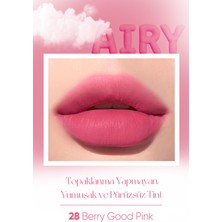 PERIPERA Uzun Süre Kalıcı ve Hafif Formüllü, Kadife Bitişli Tint Peripera Ink Airy Velvet(28 Berry Good Pink)