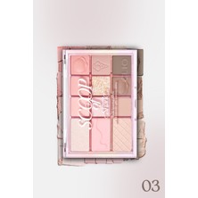 CLIO Çok Fonksiyonlu, Yoğun Pigmentli Far Paleti Clio Shade & Shadow Palette (03 Scoop Of Shade)