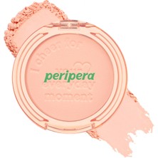 PERIPERA Pastel Tonlarda Sebum Dengeleyici Toz Allık Peripera Pure Blushed Sunshine Cheek (18 Shy Coral)