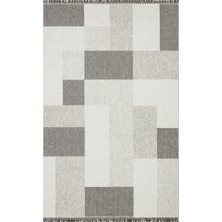 Eko Halı Oslo 07 Grey Hav Toz Vermeyen Yumuşak Dokulu Etnik Desenli Modern Kaliteli Halı