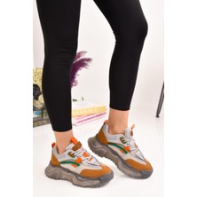 ModaOnn Kadın Kalın Comfort Taban Günlük Sneaker Spor Ayakkabı