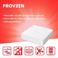 Provzen Rv Hikvision 1 Kamera Güvenlik Kamerası  20MT Gece Görüş