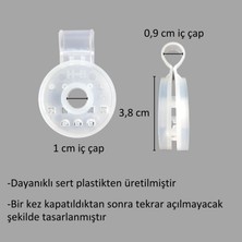 İzen Beyaz Plastik Kuş Gözü (Gölgeleme Ağı ve Branda Klipsi) 20 Adet