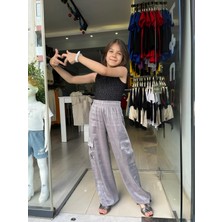 Dmb Kids Kız Çocuk Simli Pantolon