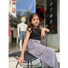 Dmb Kids Kız Çocuk Simli Pantolon