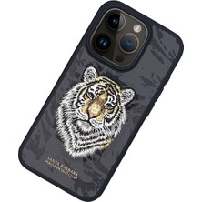 Peeq iPhone 15 Pro Max Uyumlu Savanna Kapak-Snow Leopard