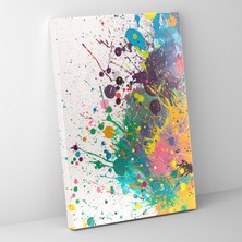 Painted Anarchy Aksiyon Tablo Duvar Sanatı - Eğlenceli Boya Splatters - Aksiyon Tablo, Kanvas Tablo, Ev Dekorasyonu, Duvar Dekorasyonu, 70X100