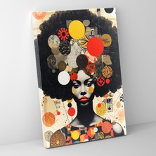 Painted Anarchy Afro Unity Kolaj Duvar Dekorasyonu - Afro, Afro-Merkezli Semboller, Kolaj Sanatı, Duvar Sanatı, 50 x 70 cm