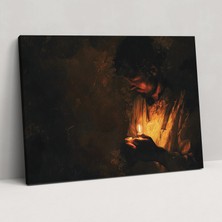 Painted Anarchy Caravaggio Tarzı Kanvas Tablo - Caravaggio, Ev Dekorasyonu, Duvar Dekorasyonu, Kanvas Tablo, 70X50
