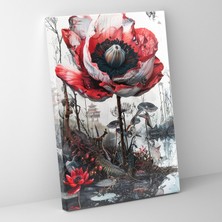 Painted Anarchy Ashvin Harrison Gerçeküstü Bahçe Kanvas Tablo - Ashvin Harrison, Kanvas Tablo, Duvar Sanatı, Ev Dekorasyonu, 50 x 70 cm