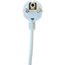 Alkan 3g 1 Mm² 2200W Profesyonel Uzatma Kablosu - Beyaz 7 Metre