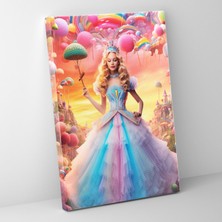 Painted Anarchy Barbie Büyülü Harikalar Diyarı Kanvas Tablo - Barbie, Sihirli Harikalar Diyarı, Duvar Sanatı, Kanvas Tablo, 50 x 70 cm