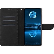 Realme C65 4g Için Flip Case Yüksek Kalite Tpu Dikiş Kabartmalı Yumuşak Pu (Yurt Dışından)