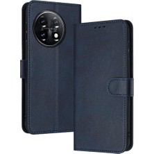 Toka Saf Kart Yuvası ile Oneplus 11 Pu Deri Için Flip Case (Yurt Dışından)