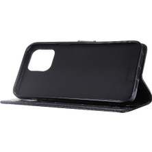 IPhone 14 Için Filp Durumda Pro Kart Tutucu Kickstand Bilek Kayışı Manyetik Pu (Yurt Dışından)