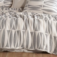 Zebra Casa Dionis Çift Kişilik Yatak Örtüsü/ Bej