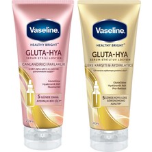 Vaseline Gluta Hya Serum Etkili Losyon 200 ml + Vaseline Gluta Hya Serum Etkili UV Losyon 200 ml