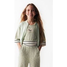 Nk Kids 56305 Kız Çocuk Yeşil Superstar Pantolon