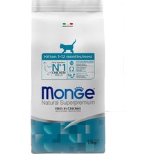 Monge Cat Kitten Daily Line Tavuklu Yavru Kedi Maması 1.5 Kg