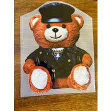 Gönülden Tasarım 18X13 cm Ütü Ile Yapışan Ayı Transfer Baskı Arma