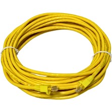 Zerlina 15 Metre Cat 6 Sarı Ethernet Network Kablosu Modem Bilgisayar Kamera Switch