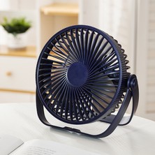 ZHKJ Shop Duvara Monte Masaüstü Ectric Fan USB Fişi Mavi (Yurt Dışından)