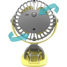 ZHKJ Shop Yaratıcı Cep Telefonu Braketi Karikatür Sprey Mini Fan Taşınabilir USB Fan Gri (Yurt Dışından)