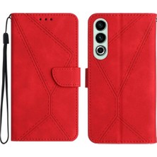 Mays Home1 Oneplus Nord Ce4 Yüksek Kalite Tpu Deri Cüzdan Dikiş Için Flip Case (Yurt Dışından)