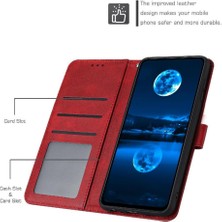 Mays Home1 Kart Yuvası ile IPhone 14 Pro Kickstand Için Flip Case Pu Deri Saf (Yurt Dışından)