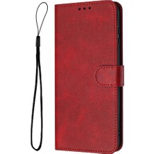 Mays Home1 IPhone 14 Için Flip Case Artı Kickstand ile Saf Renk Pu Deri (Yurt Dışından)