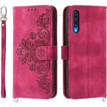 Mays Home1 Samsung Galaxy A50 Çoklu Kredi Kartı Yuvaları Kabartmalı Için Flip Case (Yurt Dışından)