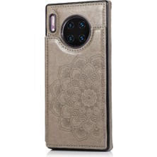 Mays Home1 Cüzdan Huawei Mate 30 Için Kart Tutucu Kılıf ile Pro Flip Darbeye Çift (Yurt Dışından)