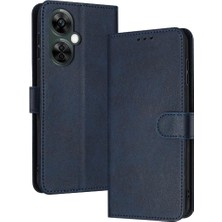 Mays Home1 Oneplus Nord Ce3 Lite Saf Renk Kickstand Pu Deri Için Flip Case (Yurt Dışından)