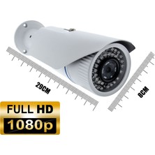 Kadraj 5 Megapiksel Sony Seculensli 1080P Full Hd 42 Ir LED Gece Görüşlü Güvenlik Kamerası, Metal Samsung kasa, Su Geçirmez, Iç ve Dış Mekan Uyumlu