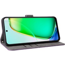 Vivo Y28 4g Flip Folio Cüzdan Manyetik Kapatma Kart Yuvaları Için Kılıf Kapak (Yurt Dışından)