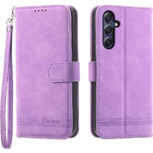 Samsung Galaxy M54 Kart Yuvaları Manyetik Kapatma Bileklik Için Flip Case (Yurt Dışından)