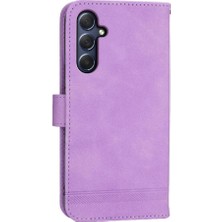 Samsung Galaxy M54 Kart Yuvaları Manyetik Kapatma Bileklik Için Flip Case (Yurt Dışından)