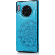 Cüzdan Huawei Mate 30 Için Kart Tutucu Kılıf ile Pro Flip Darbeye Çift (Yurt Dışından)