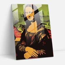 Painted Anarchy Pop Art ile Klasisizm Cam Sanatı - Klasisizm+Popart, Klasisizm ile Pop Art'ı Birleştirmek, Yarım Ton Noktalar, Modern Sanat, 30 x 45 cm