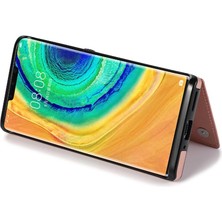 Cüzdan Kart Tutucu Kılıf ile Huawei Mate 30 Desen Çiçek Çift Flip (Yurt Dışından)