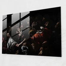 Painted Anarchy Caravaggio Stili Cam Baskı - Caravaggio, Cam Sanatı, Cam Baskı, Duvar Dekorasyonu, 45 x 30 cm