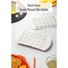 Depa Büyük Beyaz Piramit Buz Kalıbı (13*24*2 Cm)