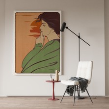 Pegziz Retro Sanatsal Kanvas Tablo Cafe Dekor Duvar Tablosu Salon Duvar Dekorasyonu