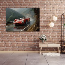 Painted Anarchy Ferrari Kanvas Tablo - Ferrari, Elegance, Duvar Dekorasyonu, Kanvas Tablo, 50 x 30 cm