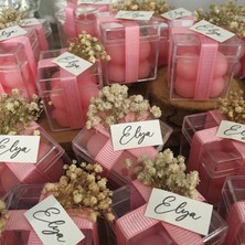 Sakızağacı Pembe Bubble Mum Doğumgünü,nişan,özel Gün Hediyeliği Pembe Bubble Candle