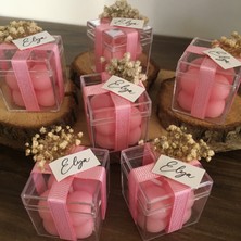 Sakızağacı Pembe Bubble Mum Doğumgünü,nişan,özel Gün Hediyeliği Pembe Bubble Candle