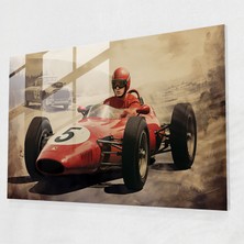 Painted Anarchy Formula 1 Duvar Dekorasyonu - Formula 1, Yarış, Formula 1, Modern Sanat, 45 x 30 cm
